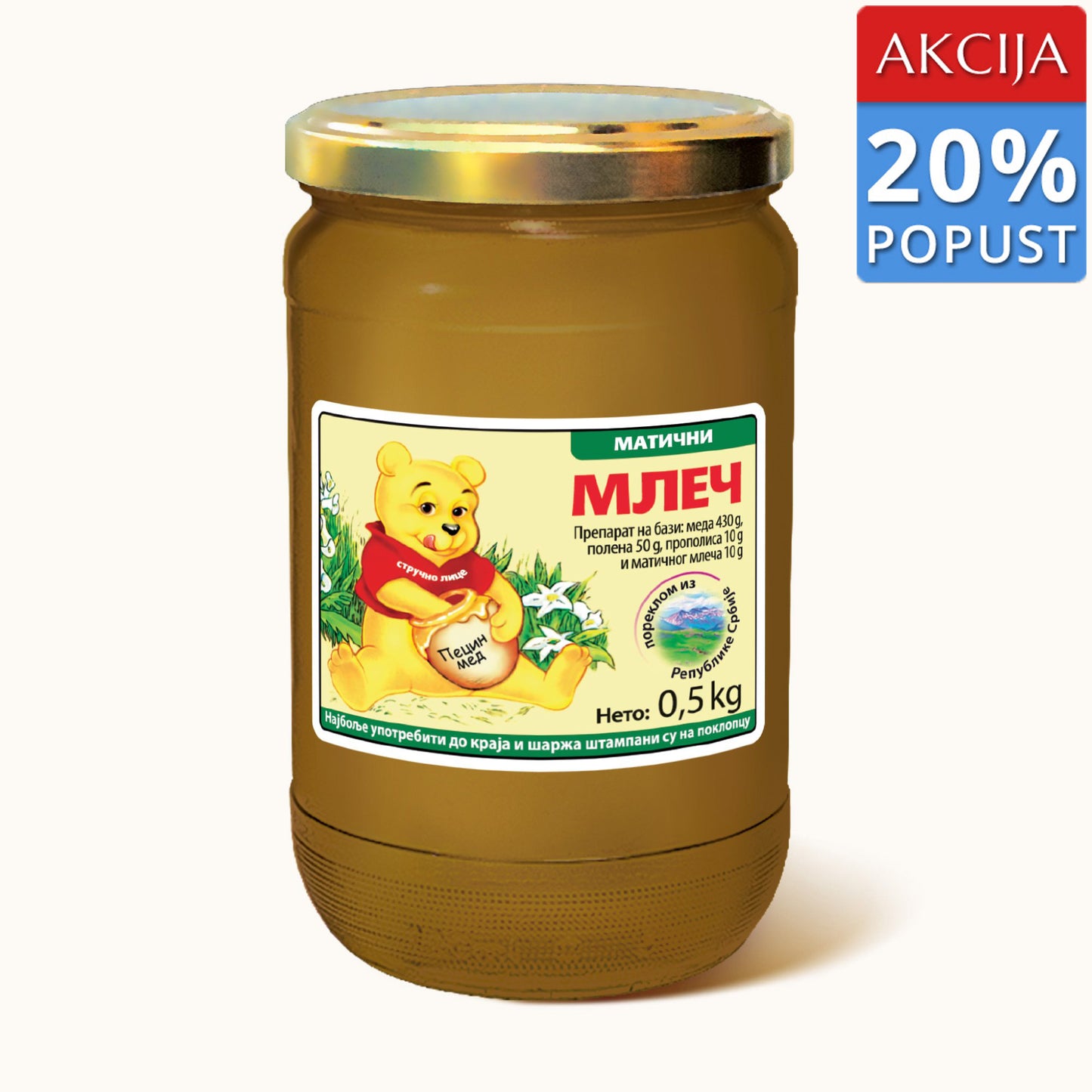 MLEČ SA POLENOM